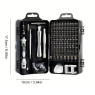 115in 1 Electronics Tool Kit with Case, 98 PCS Magnetic Precision Bits - for Computer, Laptop, for iPhone, for Macbook, PC, for PS5, Game Controller, RC, Watch, Phone Repair Kit
